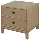 Montauk 2-Drawer Side Table Dark by Theodore Alexander