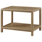 Montauk Rectangular Side Table Dark by Theodore Alexander
