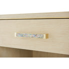 Judith Leiber 1-Drawer Bedside Table in Light by Theodore Alexander