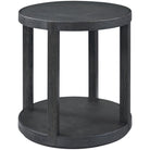Maxwell Round Side Table Dark by Theodore Alexander
