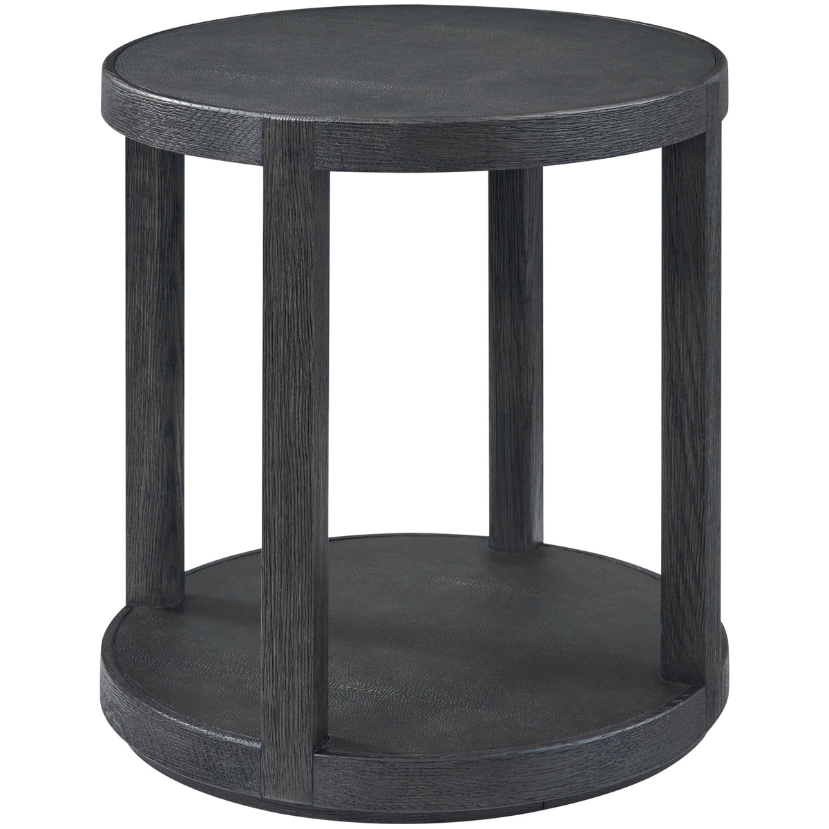 Maxwell Round Side Table Dark by Theodore Alexander