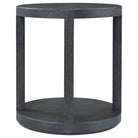 Maxwell Round Side Table Dark by Theodore Alexander