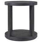 Maxwell Round Side Table Dark by Theodore Alexander