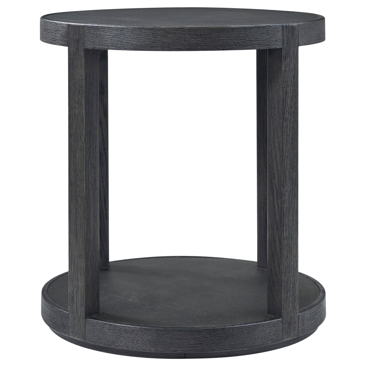 Maxwell Round Side Table Dark by Theodore Alexander