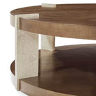 Catalina Round Coffee Table in Earth by Theodore Alexander