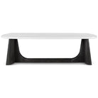 Repose Coffee Table in Charcoal Oak with Marble Top by Theodore Alexander