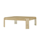 Origins Square Coffee Table in Sesame by Theodore Alexander
