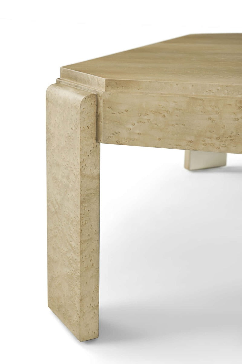 Origins Square Coffee Table in Sesame by Theodore Alexander
