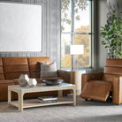 Horizon Rectangular Quartz Coffee Table by Theodore Alexander