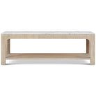 Horizon Rectangular Quartz Coffee Table by Theodore Alexander