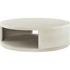 Maxwell Round Coffee Table Small Light by Theodore Alexander