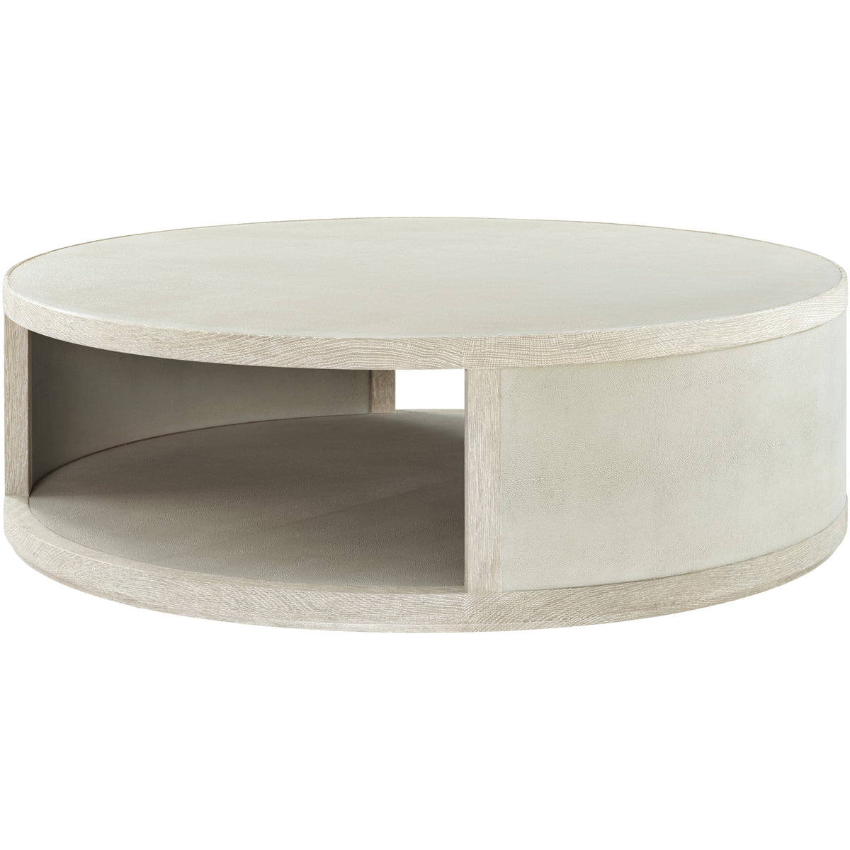 Maxwell Round Coffee Table Small Light by Theodore Alexander