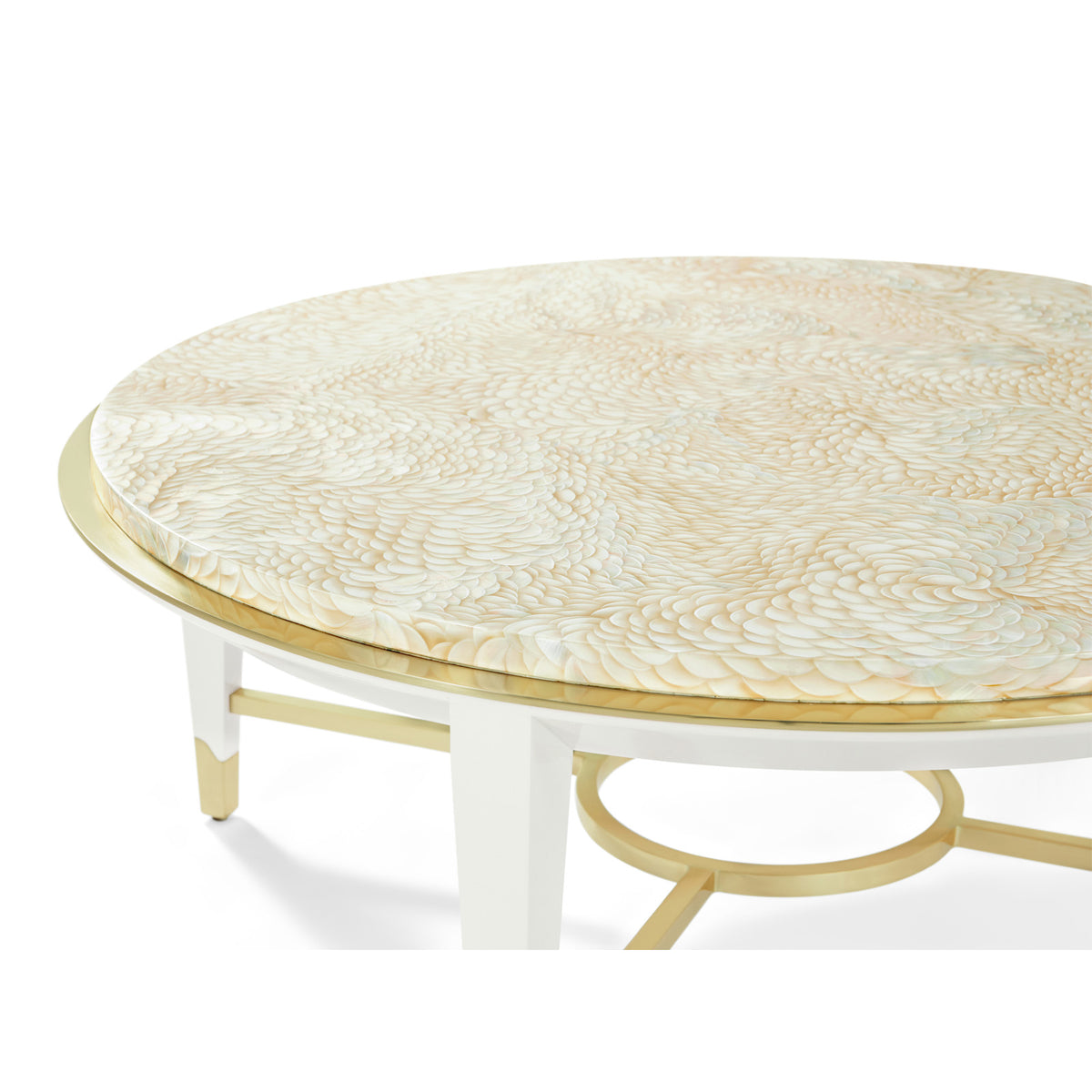 Judith Leiber Round Coffee Table by Theodore Alexander