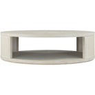 Maxwell Round Coffee Table Large Light by Theodore Alexander