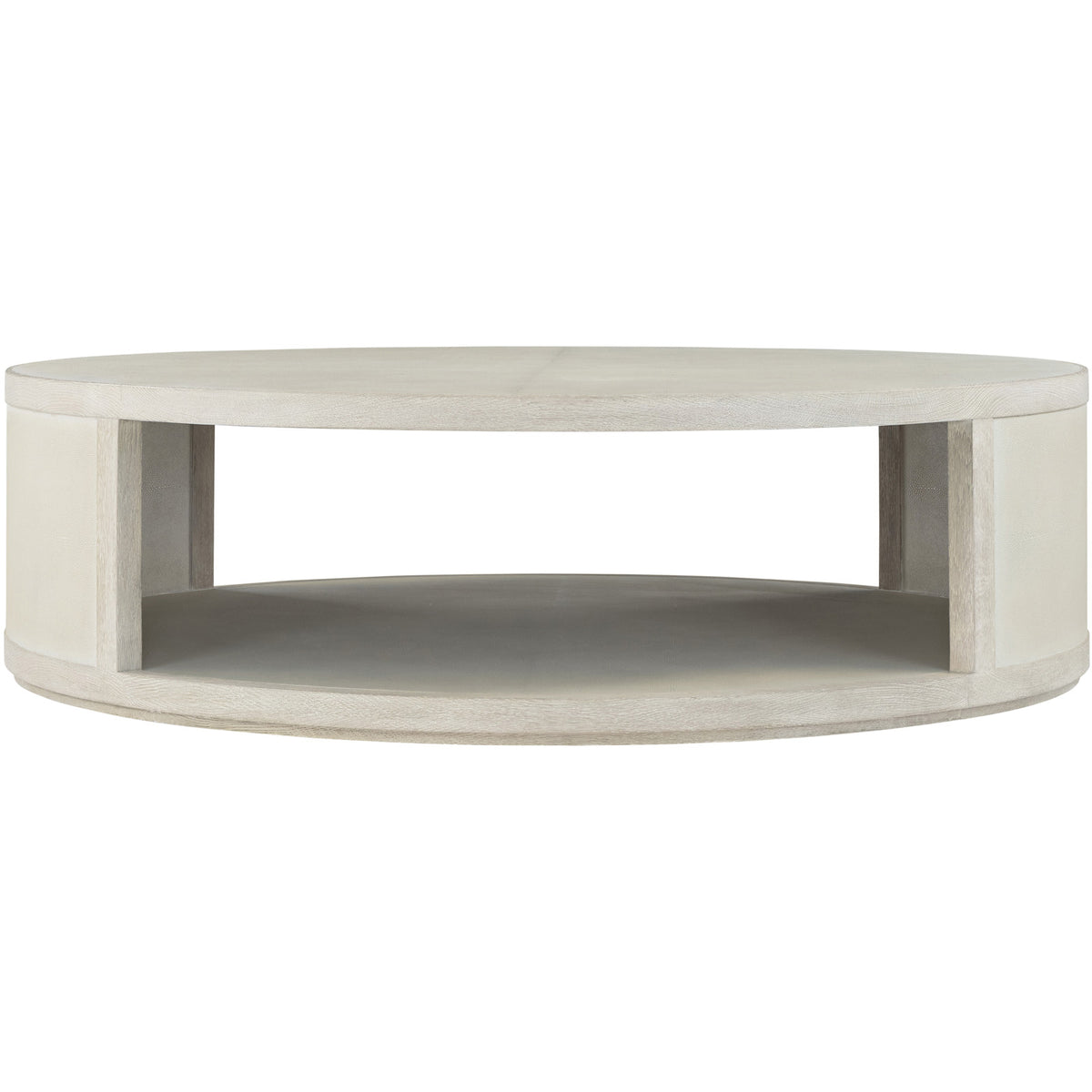 Maxwell Round Coffee Table Large Light by Theodore Alexander