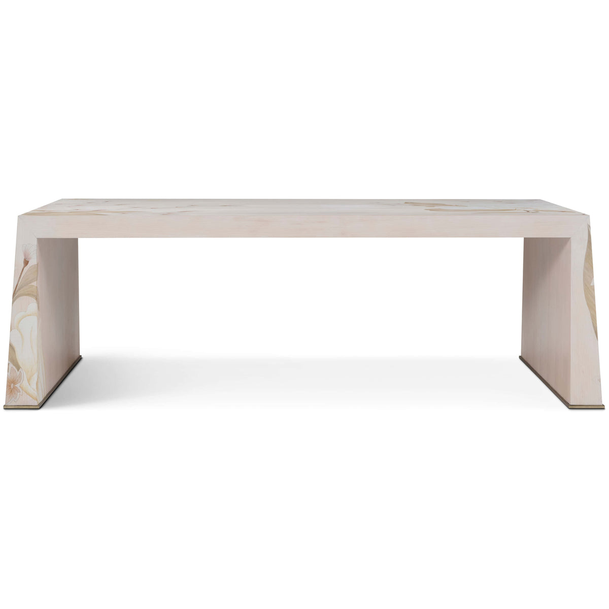 Bouquet Coffee Table in Buttercream by Theodore Alexander