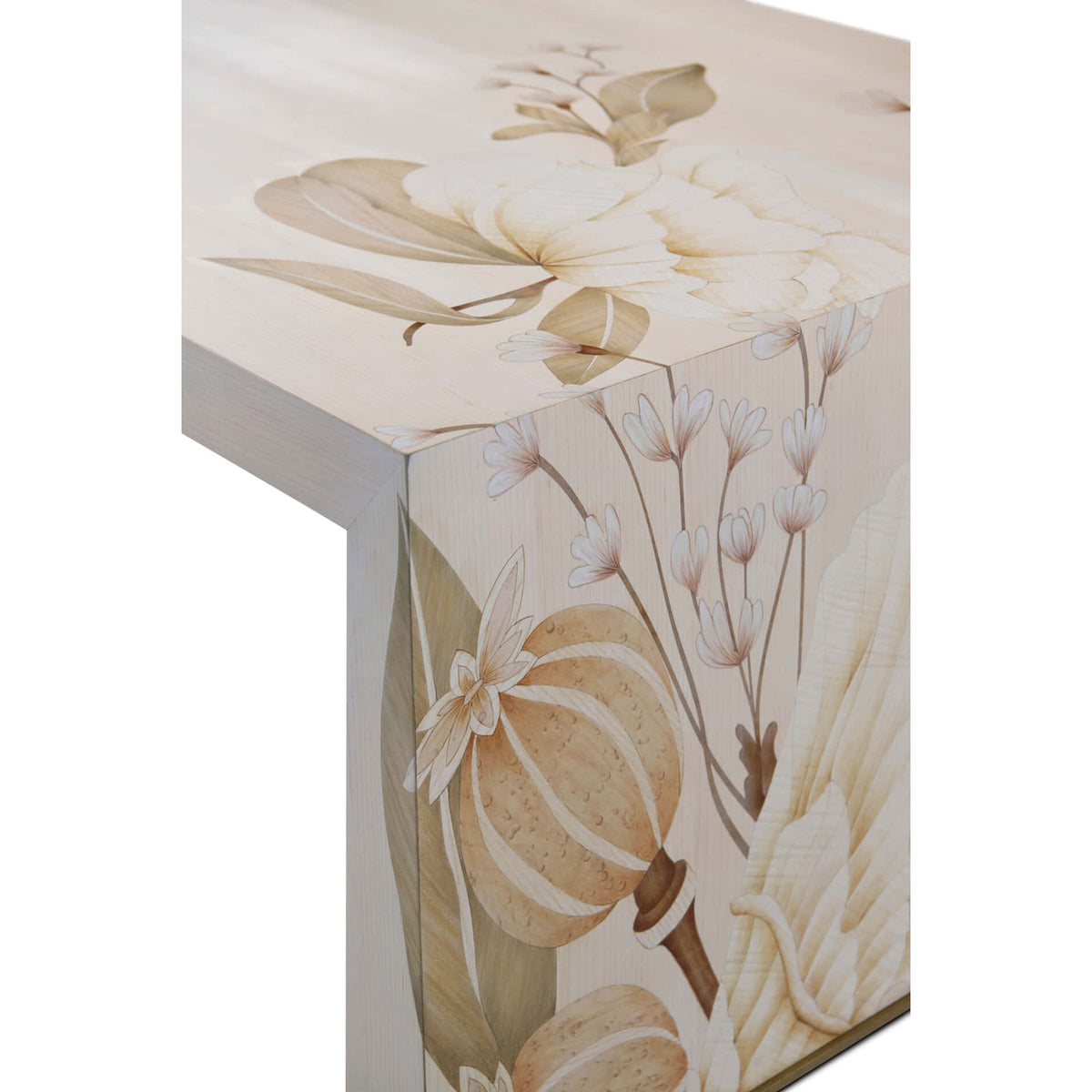 Bouquet Coffee Table in Buttercream by Theodore Alexander