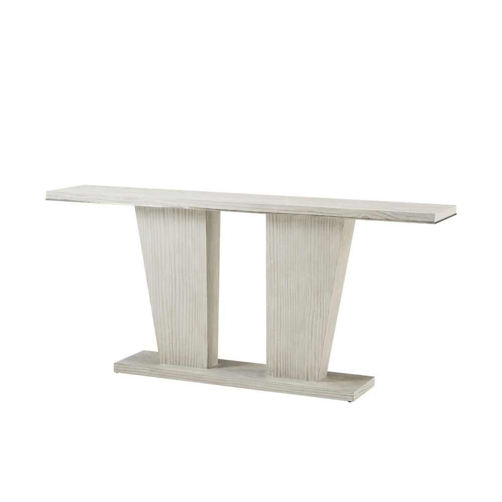 Breeze Double Pedestal Console by Theodore Alexander