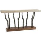 Catalina Branch Console Table in Earth by Theodore Alexander