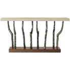 Catalina Branch Console Table in Earth by Theodore Alexander