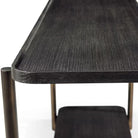 Repose Console Table in Charcoal Oak by Theodore Alexander