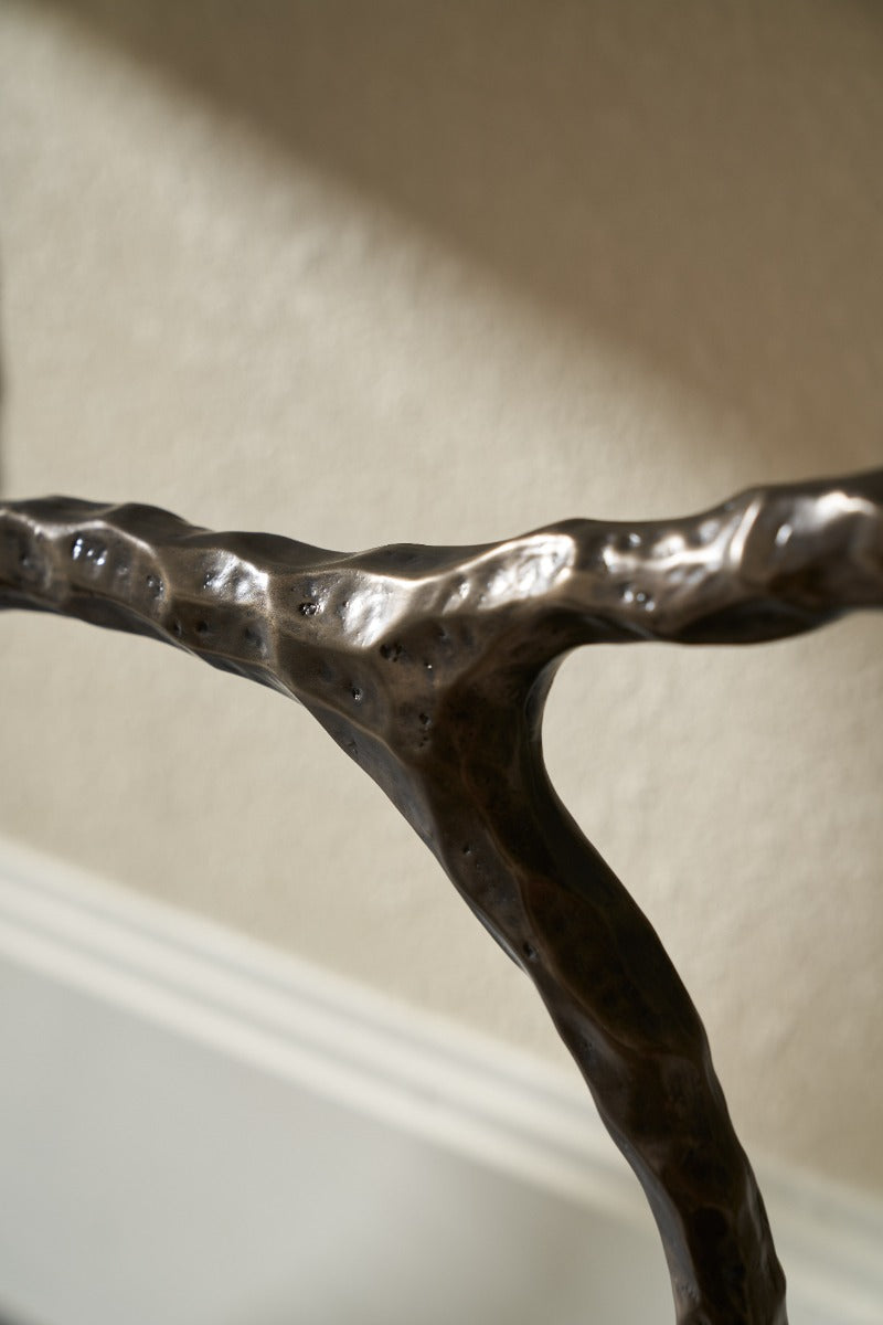 Essence Console Table in White Oak by Theodore Alexander