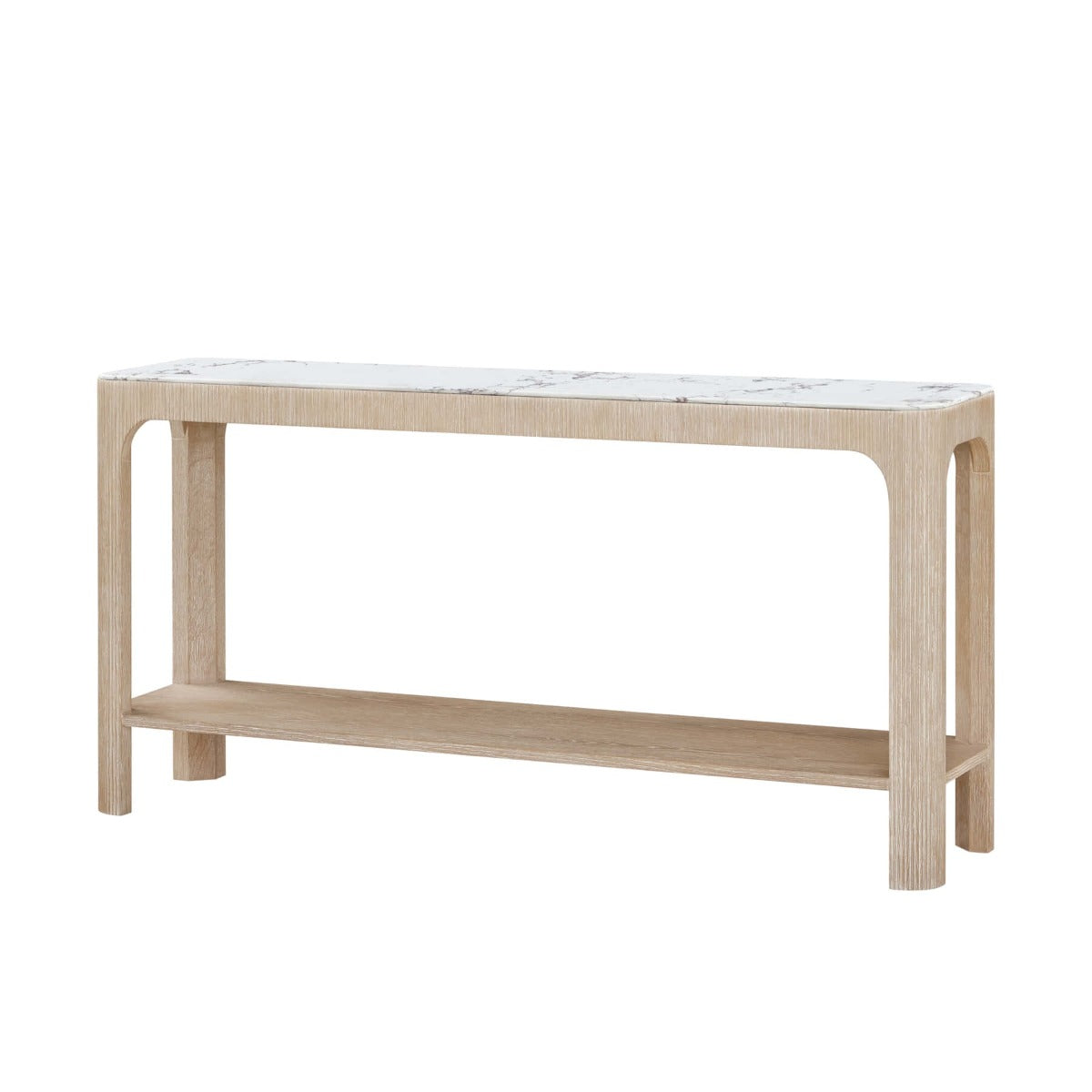 Horizon Quartz Console Table by Theodore Alexander