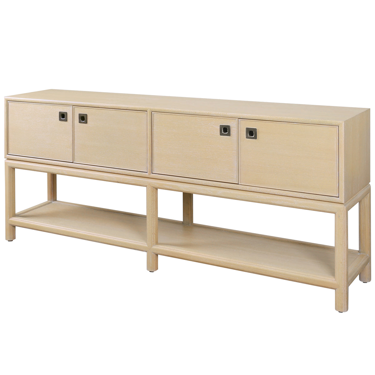 Montauk Storage Console Table in Light by Theodore Alexander