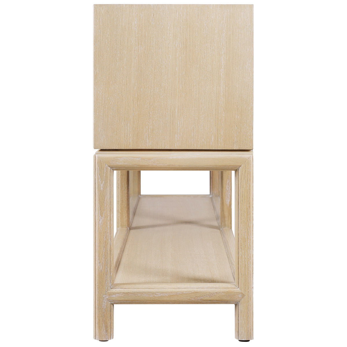 Montauk Storage Console Table in Light by Theodore Alexander