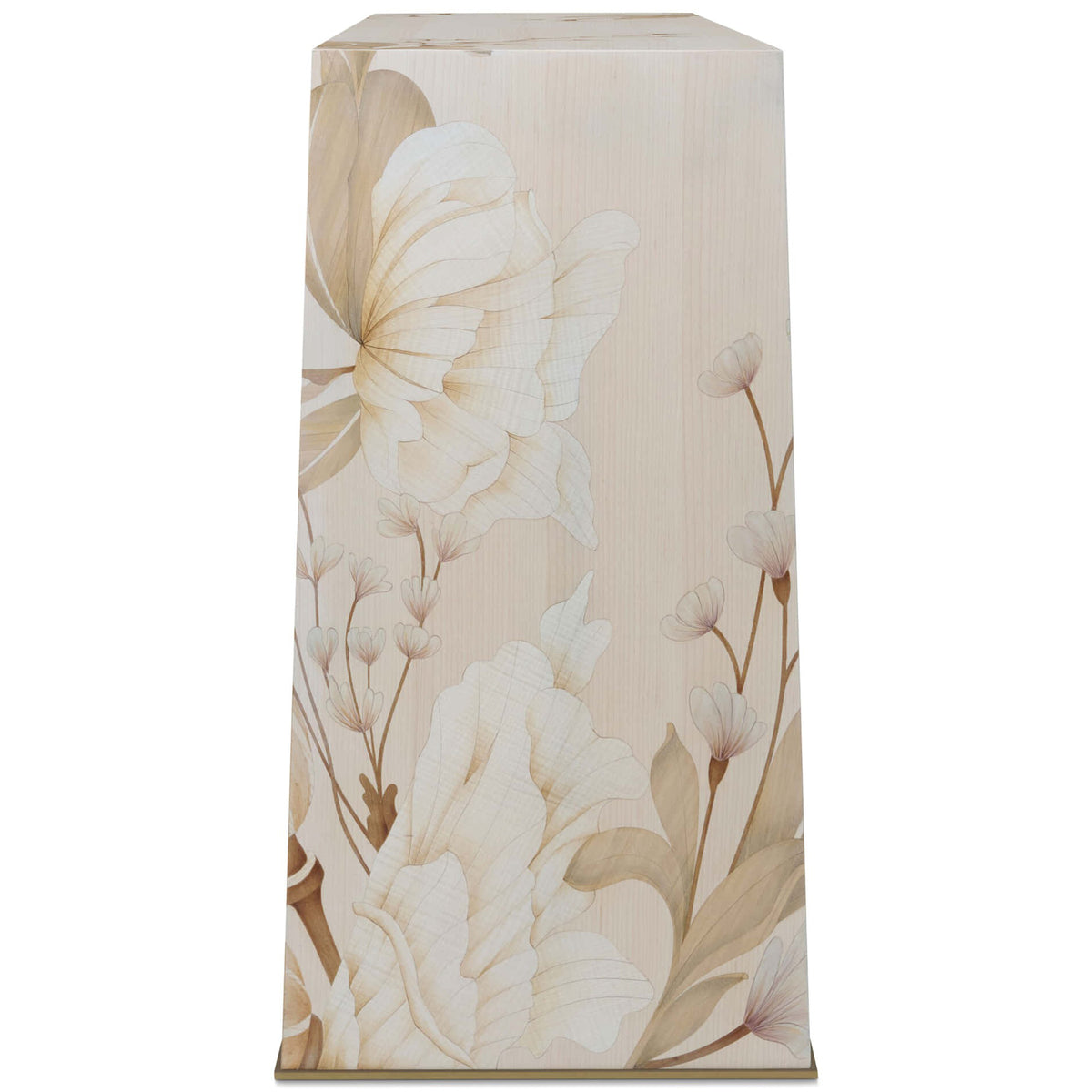 Bouquet Console Table in Buttercream by Theodore Alexander