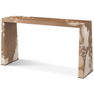 Bouquet Console Table in Toasted Cashew by Theodore Alexander