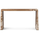 Bouquet Console Table in Toasted Cashew by Theodore Alexander