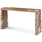 Bouquet Console Table in Toasted Cashew by Theodore Alexander