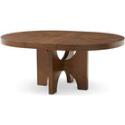 Catalina Extending Round Dining Table in Earth - 137-183cm by Theodore Alexander