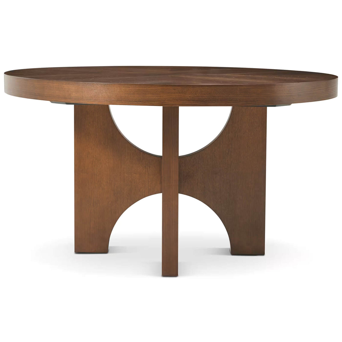 Catalina Extending Round Dining Table in Earth - 137-183cm by Theodore Alexander