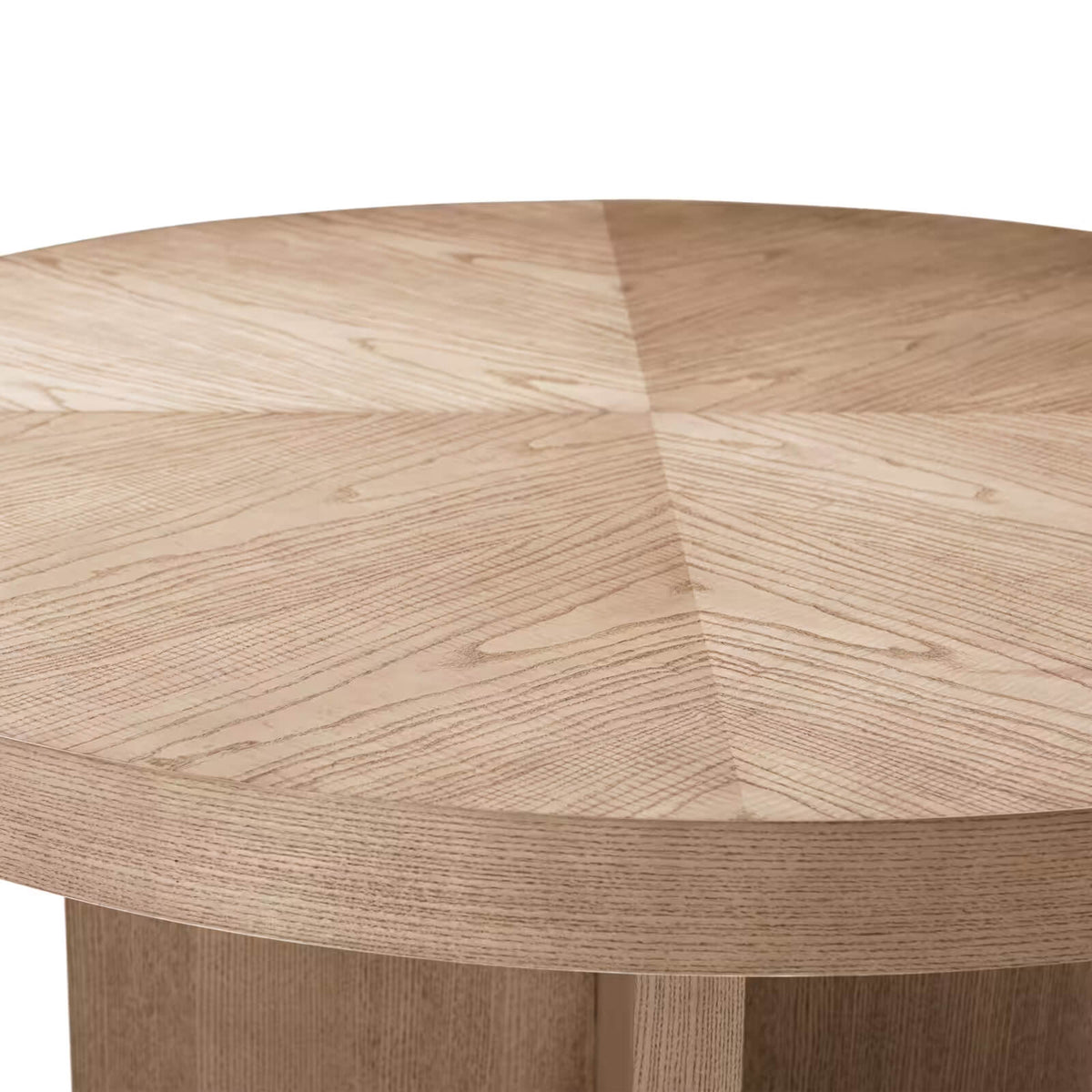 Catalina Extending Round Dining Table in Dune - 137-183cm by Theodore Alexander