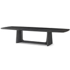 Repose Extending Dining Table in Charcoal Oak - 249-341cm by Theodore Alexander