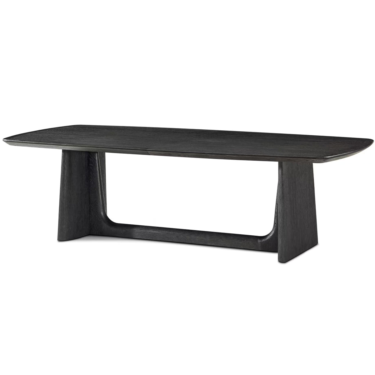 Repose Extending Dining Table in Charcoal Oak - 249-341cm by Theodore Alexander