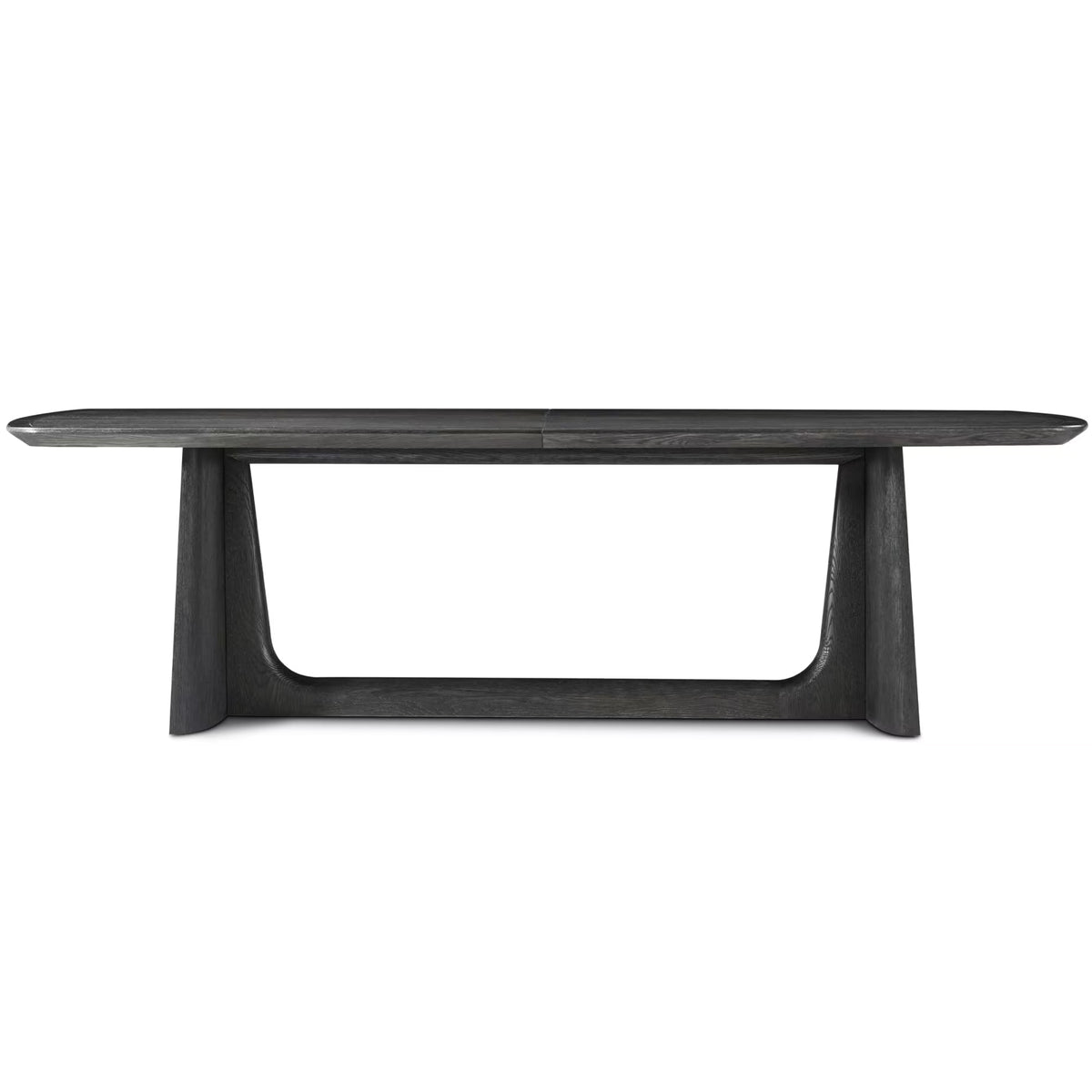 Repose Extending Dining Table in Charcoal Oak - 249-341cm by Theodore Alexander