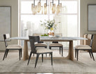 Repose Upholstered Side Chair in Grey Oak by Theodore Alexander