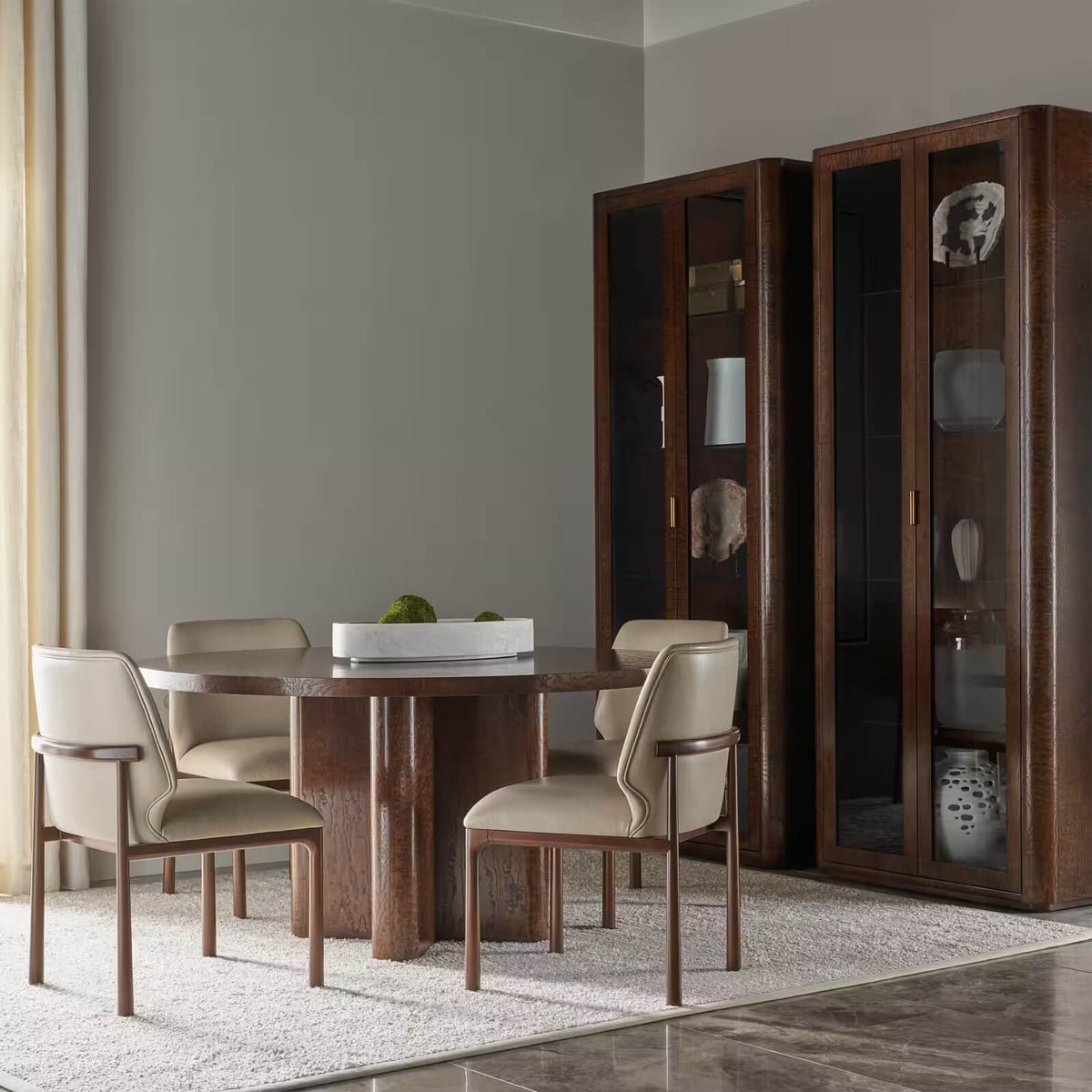 Kesden Round Dining Table - 152cm by Theodore Alexander