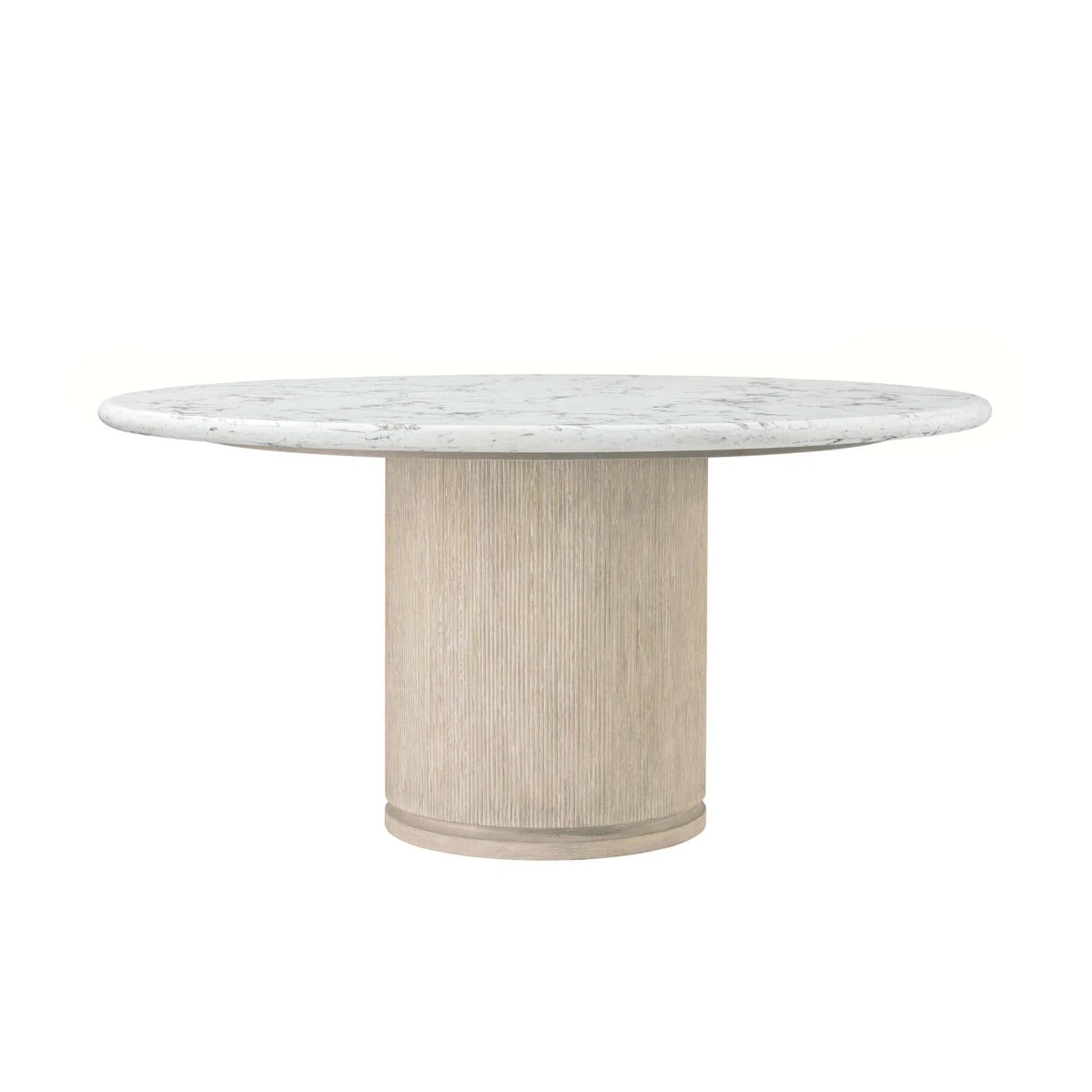 Horizon Round Dining Table in Quartz - 152cm by Theodore Alexander