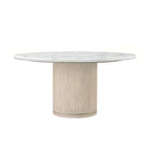 Horizon Round Dining Table in Quartz - 152cm by Theodore Alexander