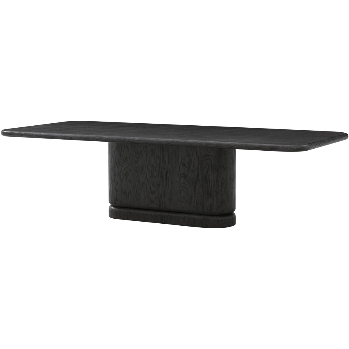 Luna Rectangle Dining Table in Dark - 280cm by Theodore Alexander