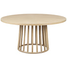 Montauk Round Dining Table in Light - 152cm by Theodore Alexander