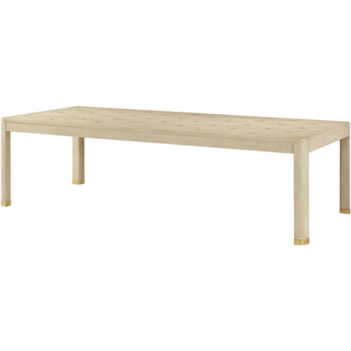 Judith Leiber Rectangle Dining Table in Light - 270cm by Theodore Alexander