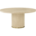 Judith Leiber Round Sunburst Dining Table in Light - 152cm by Theodore Alexander