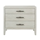 Breeze Three Drawer Bedside Table by Theodore Alexander