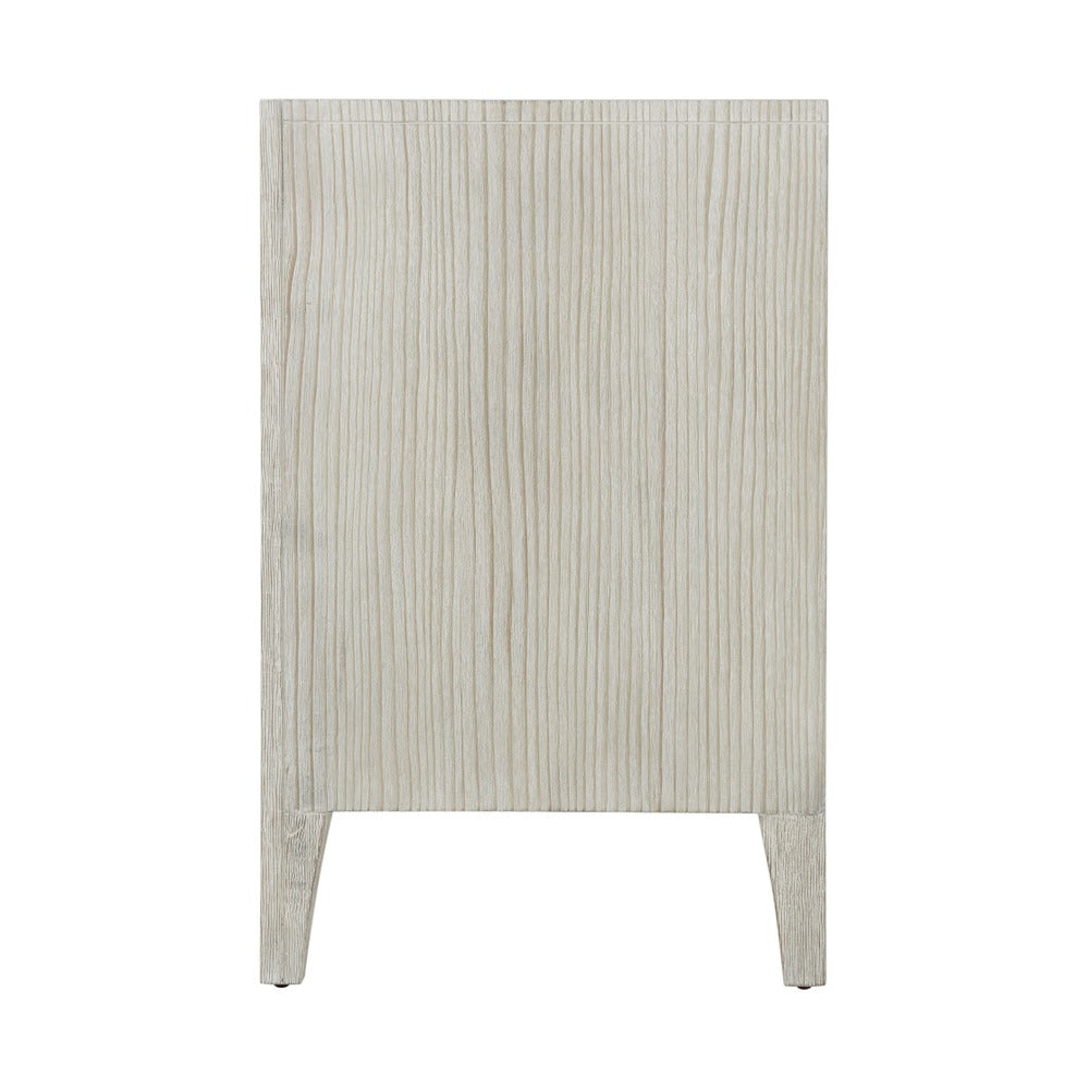 Breeze Three Drawer Bedside Table by Theodore Alexander