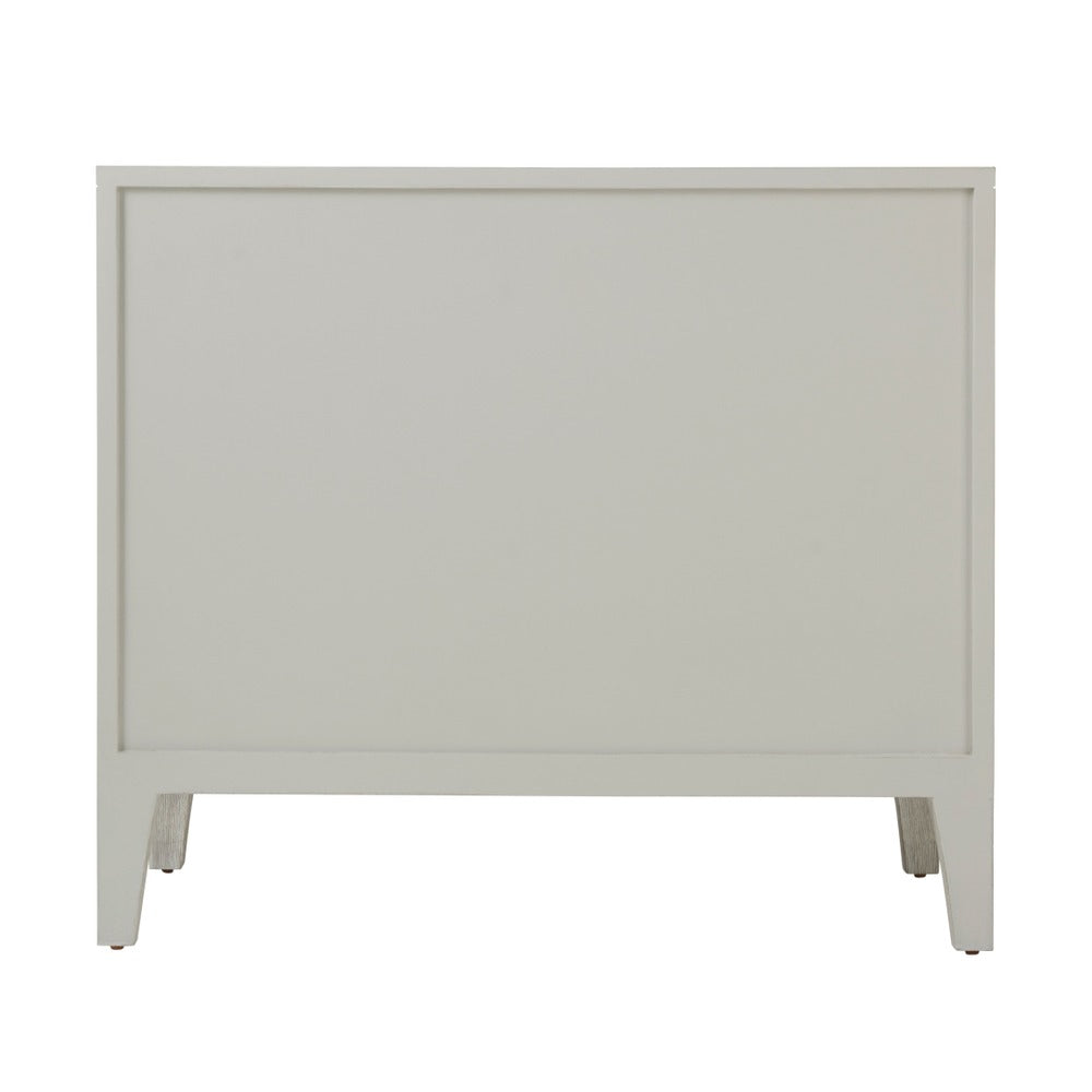 Breeze Three Drawer Bedside Table by Theodore Alexander